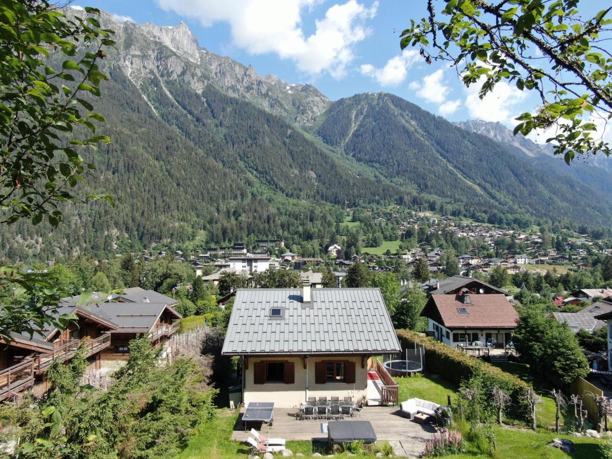 Chamonix Large Chalet, Sleeps 12, 200M2, 5 Bedroom, 4 Bathroom, Garden, Jacuzzi, Sauna Luaran gambar