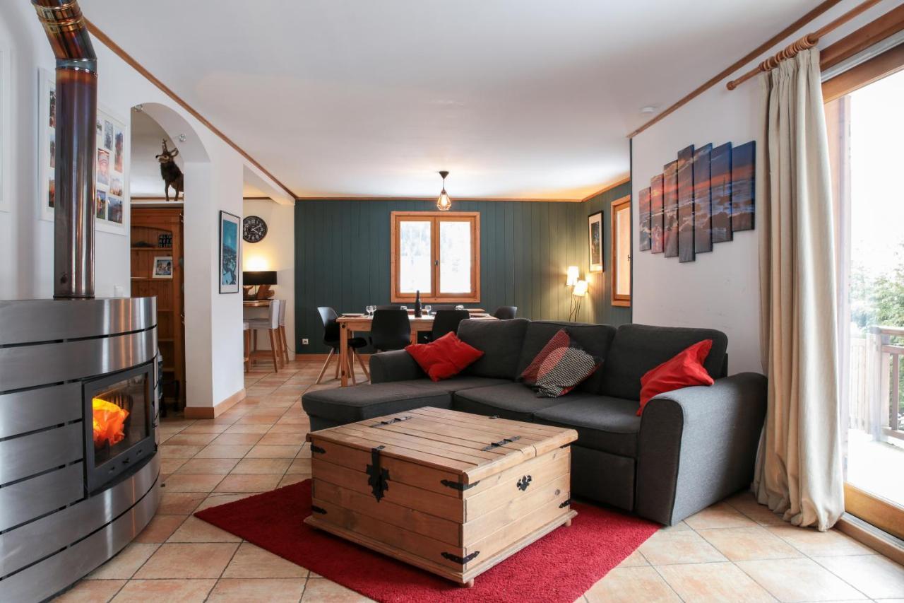 Chamonix Large Chalet, Sleeps 12, 200M2, 5 Bedroom, 4 Bathroom, Garden, Jacuzzi, Sauna Luaran gambar