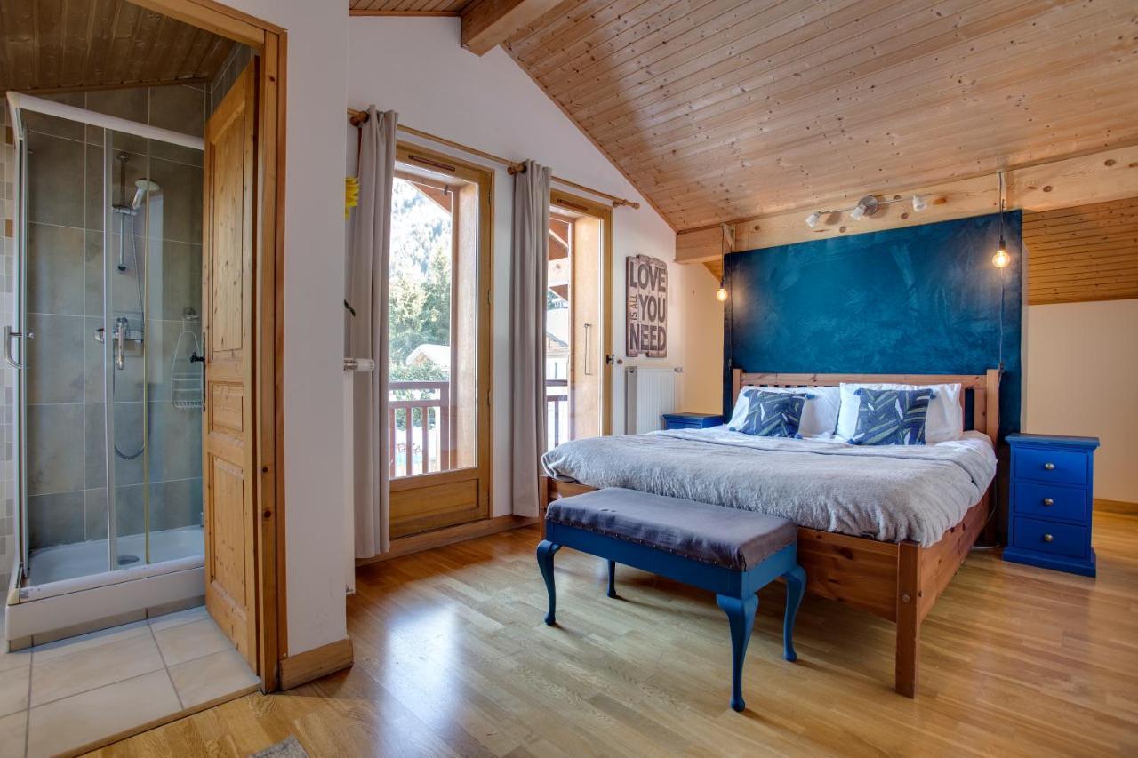 Chamonix Large Chalet, Sleeps 12, 200M2, 5 Bedroom, 4 Bathroom, Garden, Jacuzzi, Sauna Luaran gambar